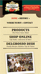 Mobile Screenshot of delgrossofoods.com